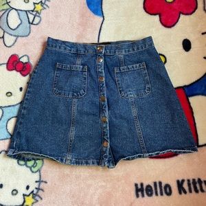 Denim skirt